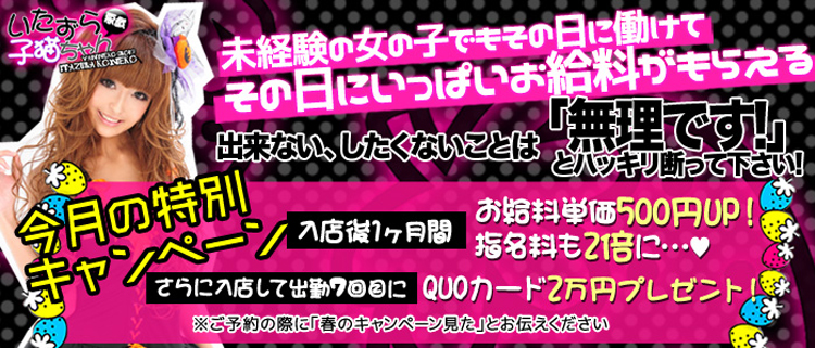 オナニークラブ・いたずら子猫ちゃん和歌山店