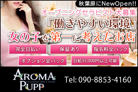 メンズエステ・AROMA PUPP(アロマプップ)