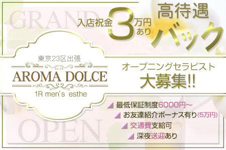 メンズエステ・東京出張メンズエステ AROMA DOLCE